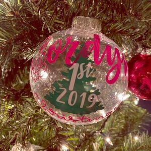 Custom tree ornaments